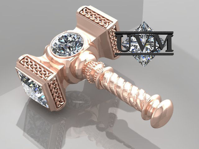 Hammer of Celtic 3D print model