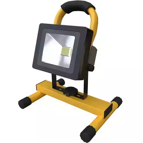 Portable Work Light Low-poly 3D model