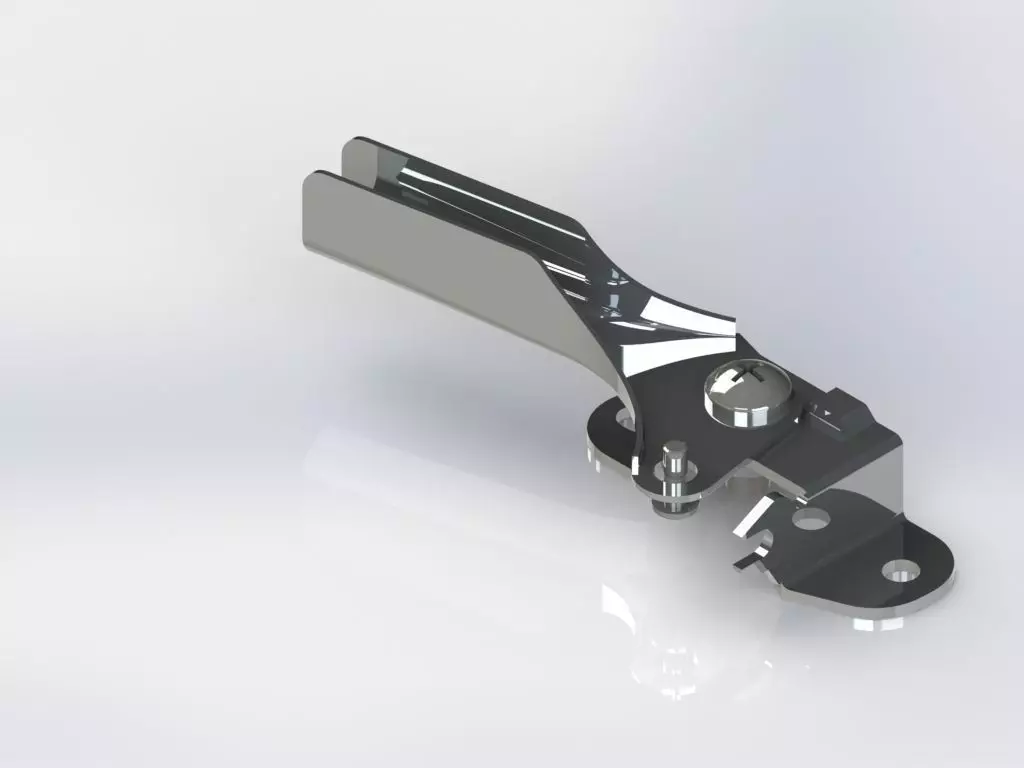 THROTTLE LEVER CABLE ASSEMBLY Free 3D model