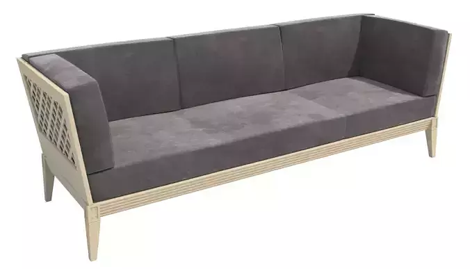 Couch-002 Quadratl Club Sofa