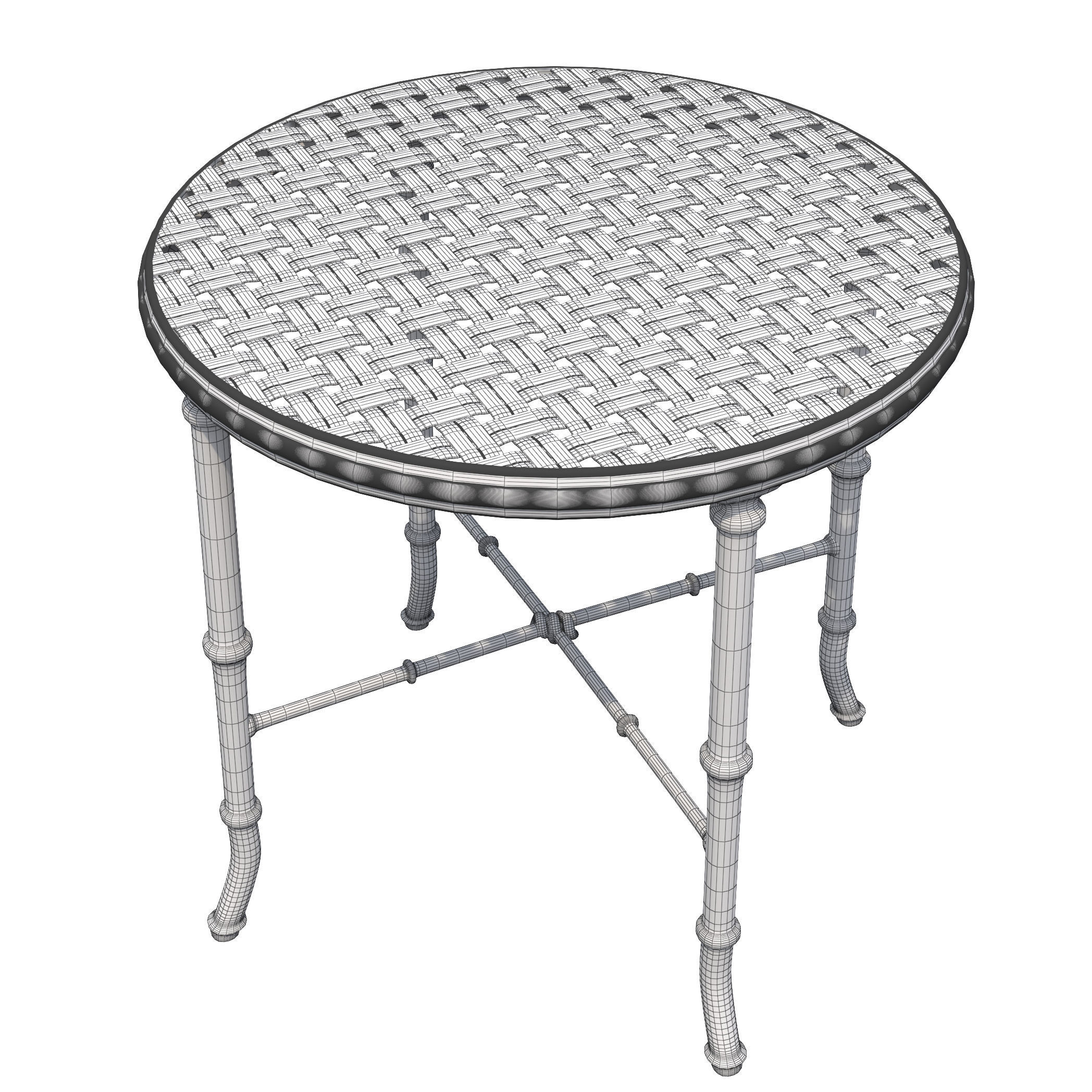 Table-001 Calcutta Round Table 3D model_5