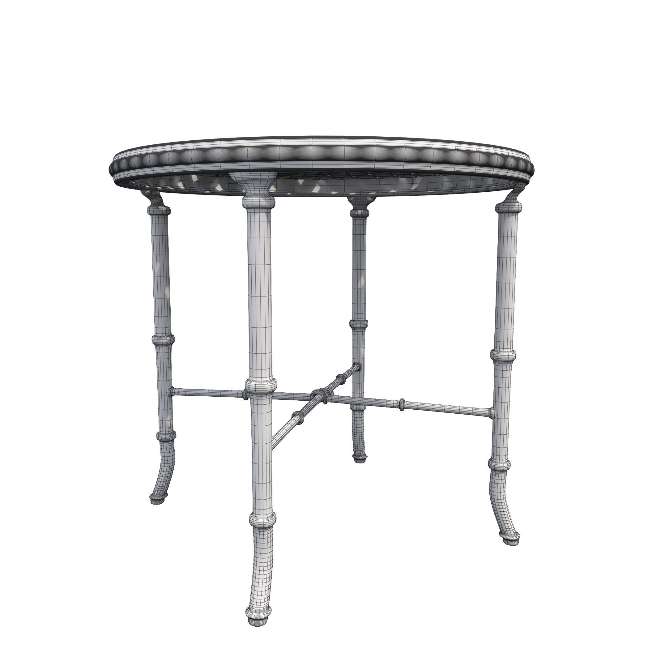 Table-001 Calcutta Round Table 3D model_3
