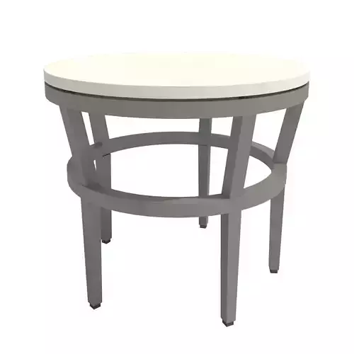 Table-004 Slant Stone Top Side Table