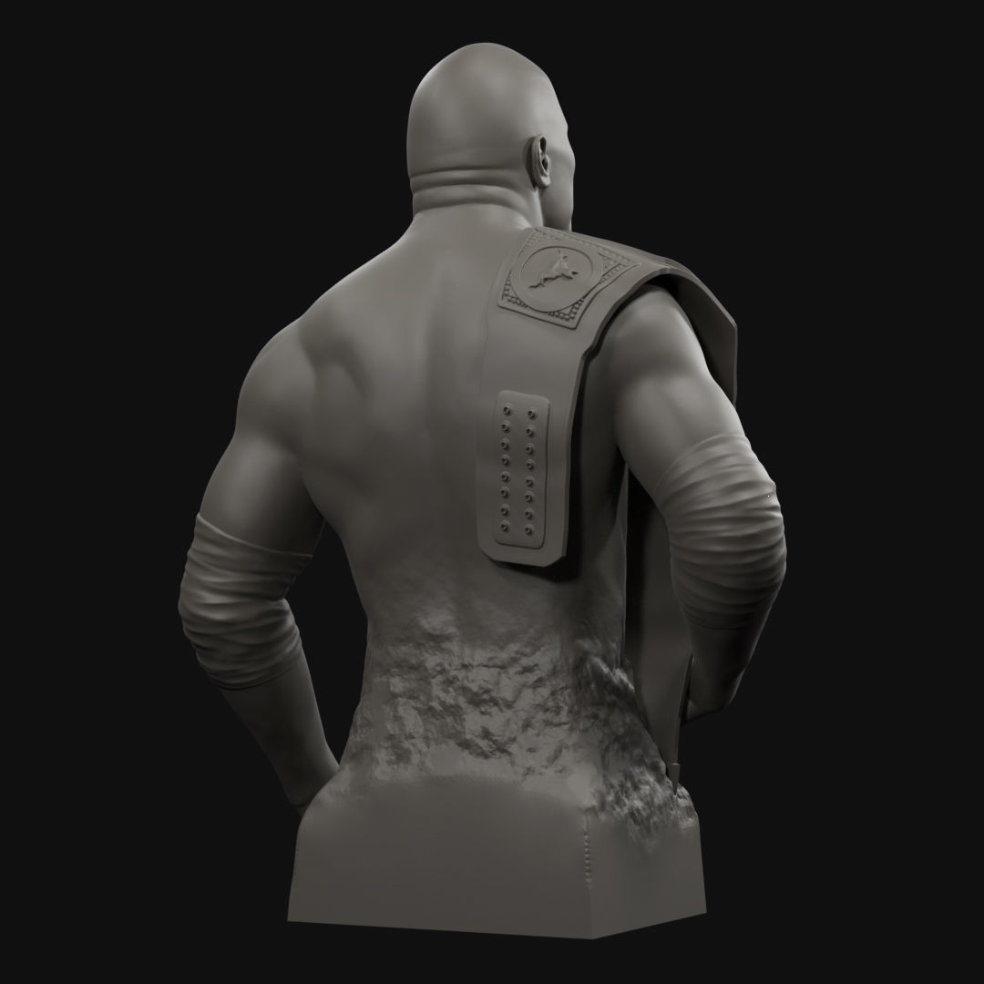Dwayne The Rock  Johnson 3D print model_4