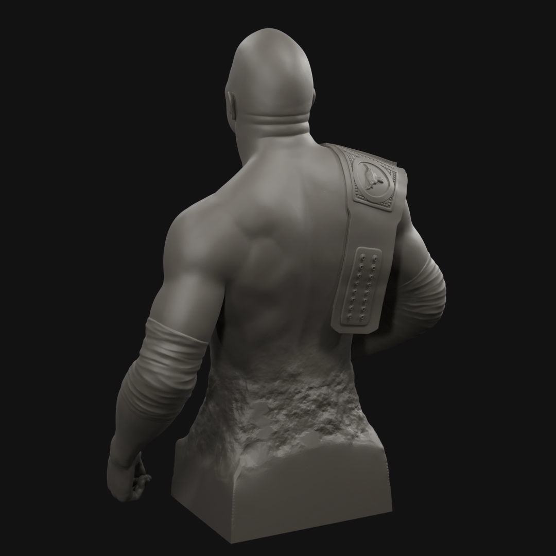 Dwayne The Rock  Johnson 3D print model_5
