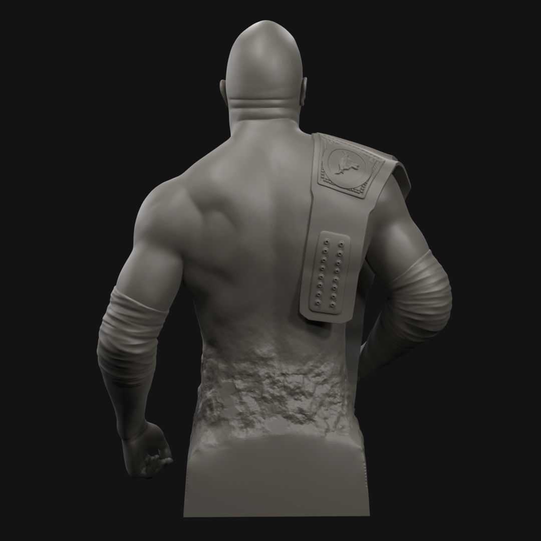 Dwayne The Rock  Johnson 3D print model_8