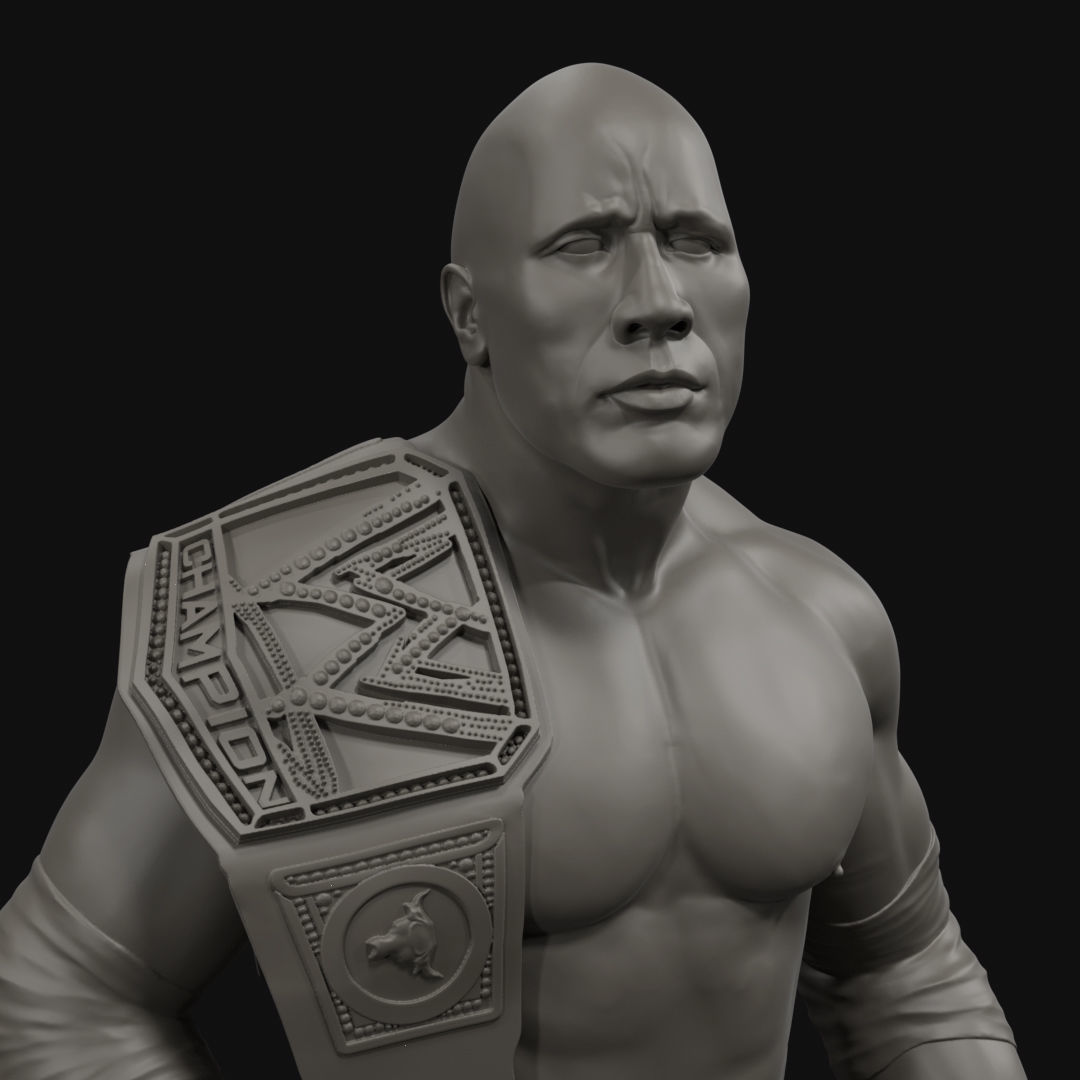 Dwayne The Rock  Johnson 3D print model_10