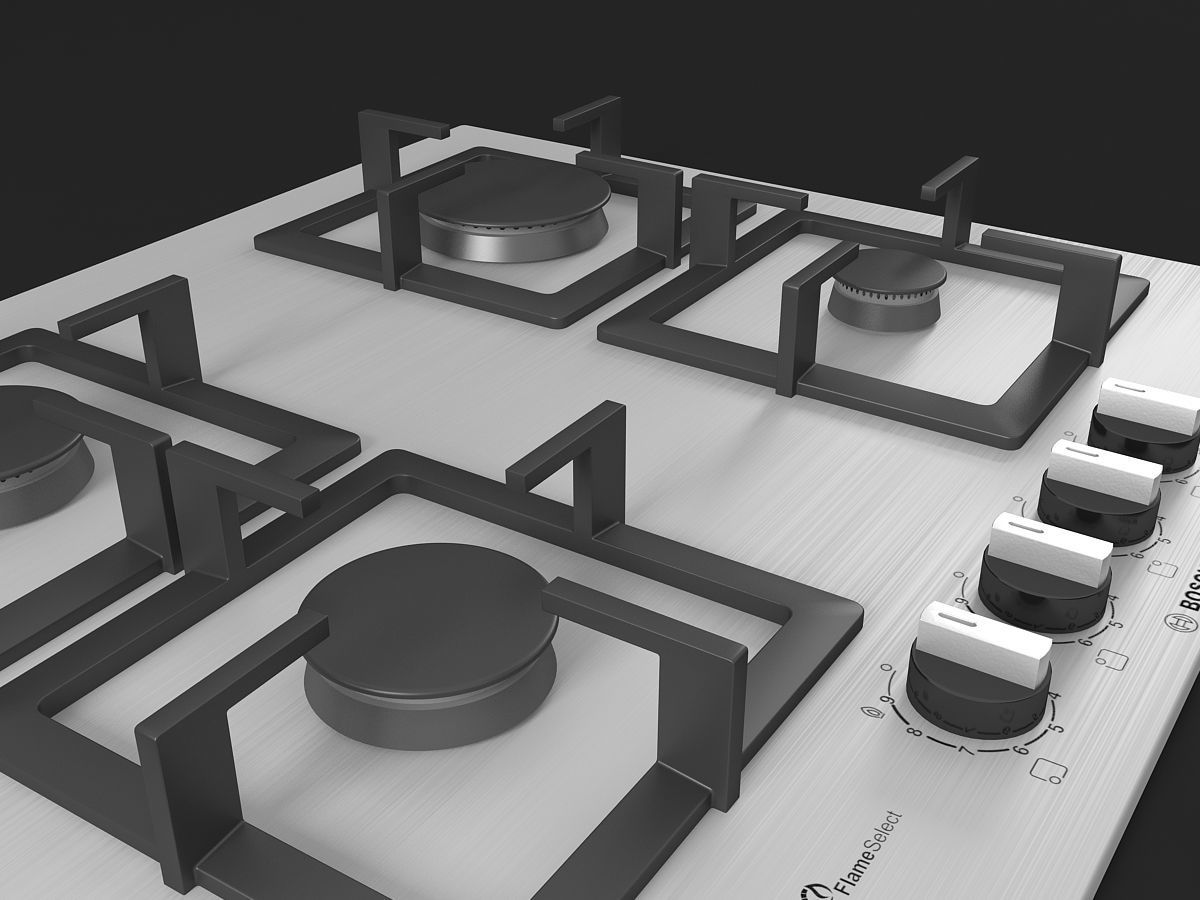 Cooktop 06 3D model_5