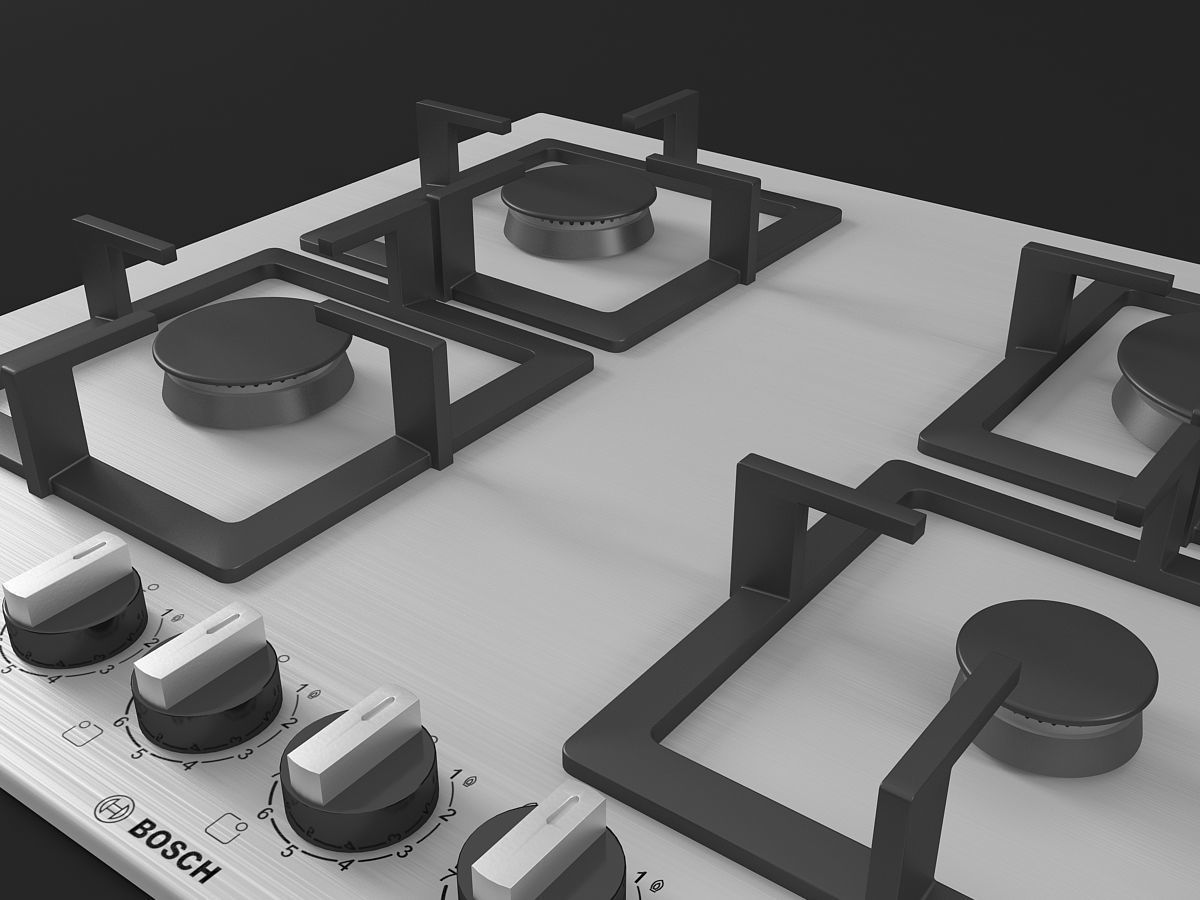 Cooktop 06 3D model_4