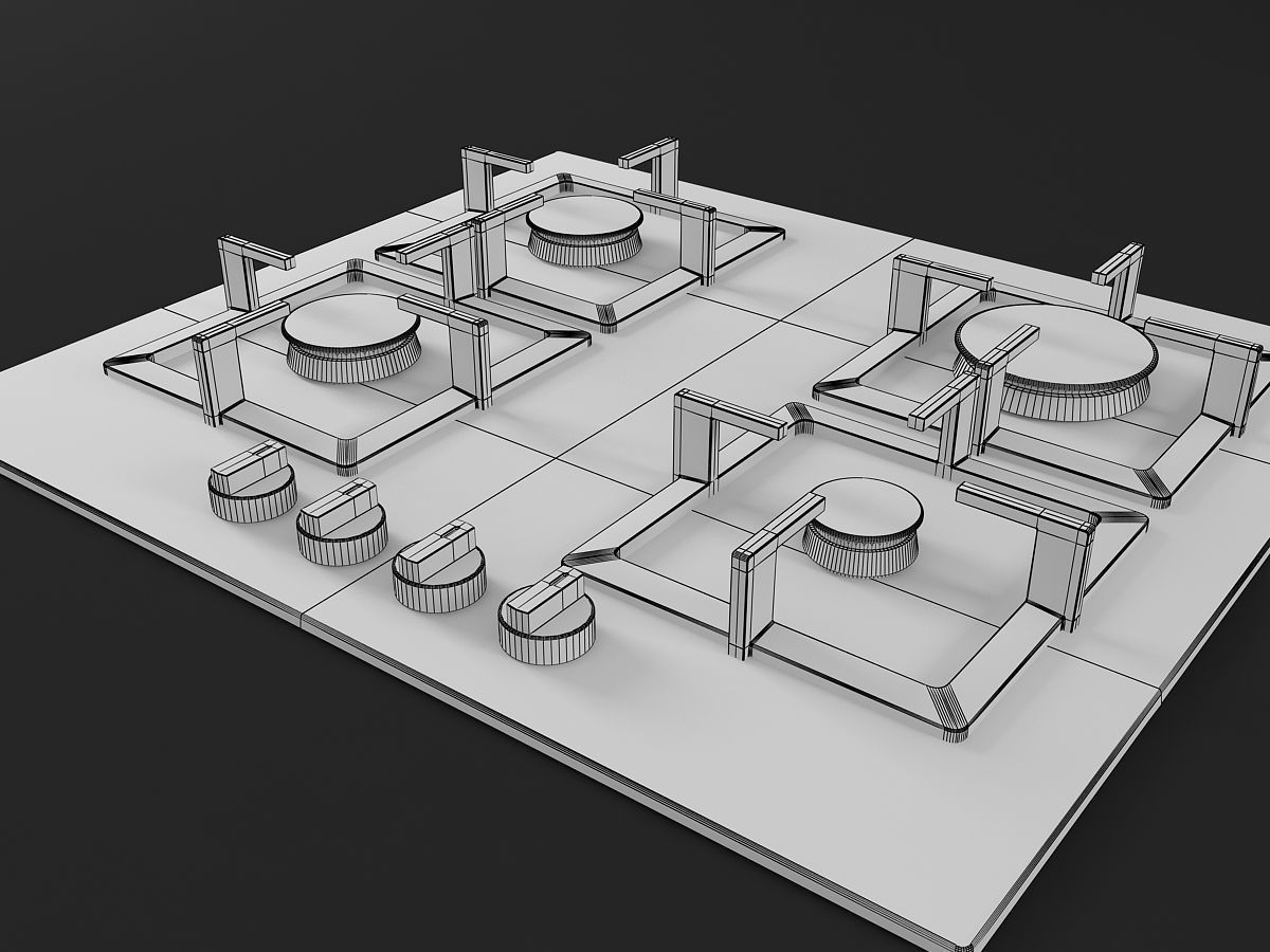 Cooktop 06 3D model_12