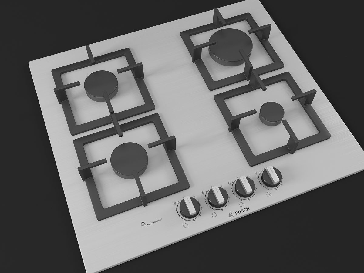 Cooktop 06 3D model_1