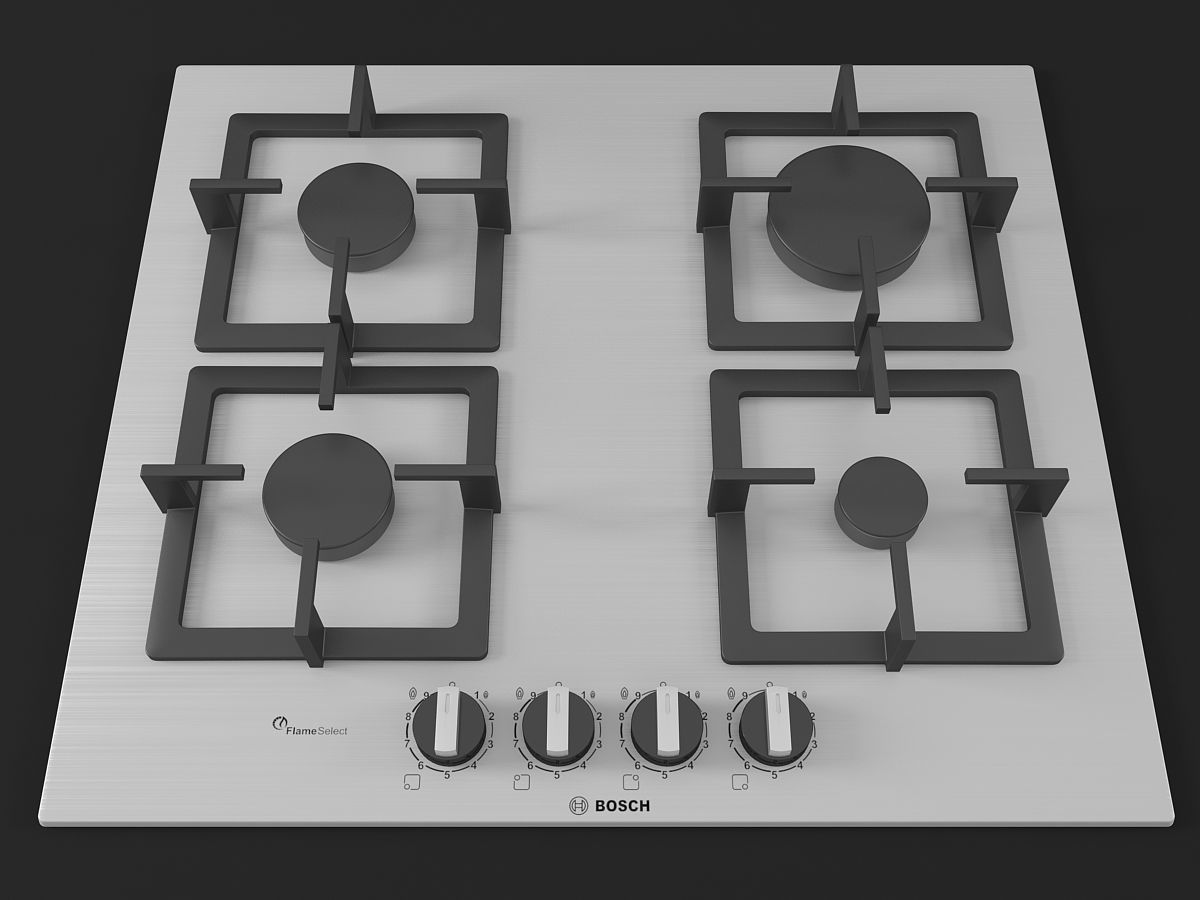 Cooktop 06 3D model_2