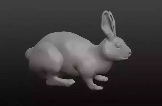 rabbit pig 3D model