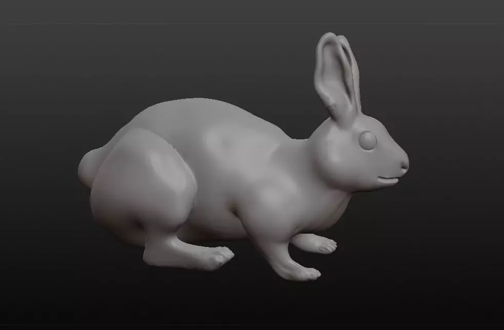 rabbit pig 3D model_0