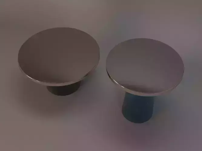 Glass And Metal Coffee side centre table