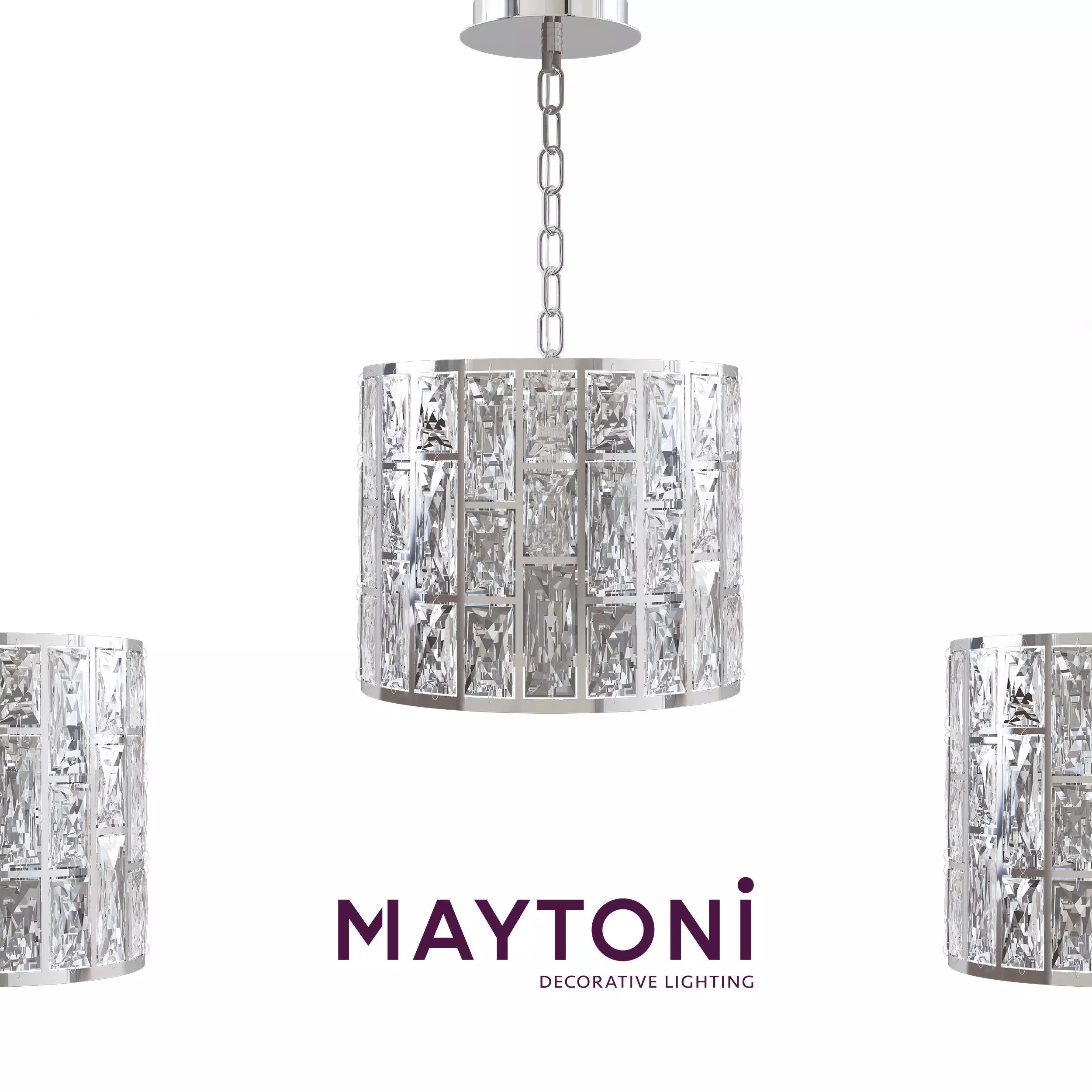 Chandelier Gelid MOD184-PL-01-CH Maytoni Modern Free 3D print model_0