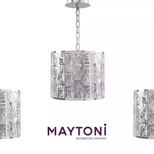 Chandelier Gelid MOD184-PL-01-CH Maytoni Modern