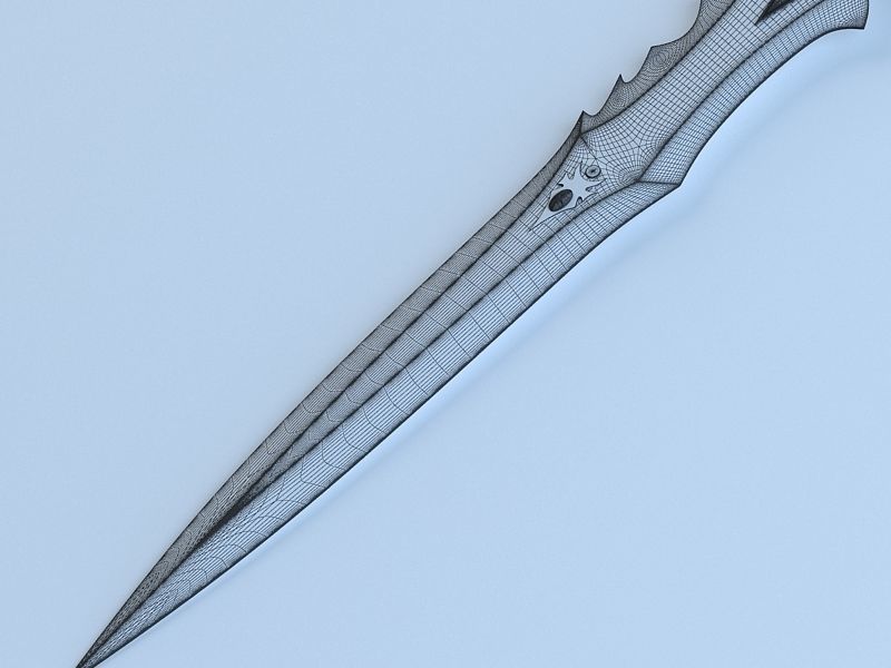 Frostmourne The sword of Arthas 3D model_4
