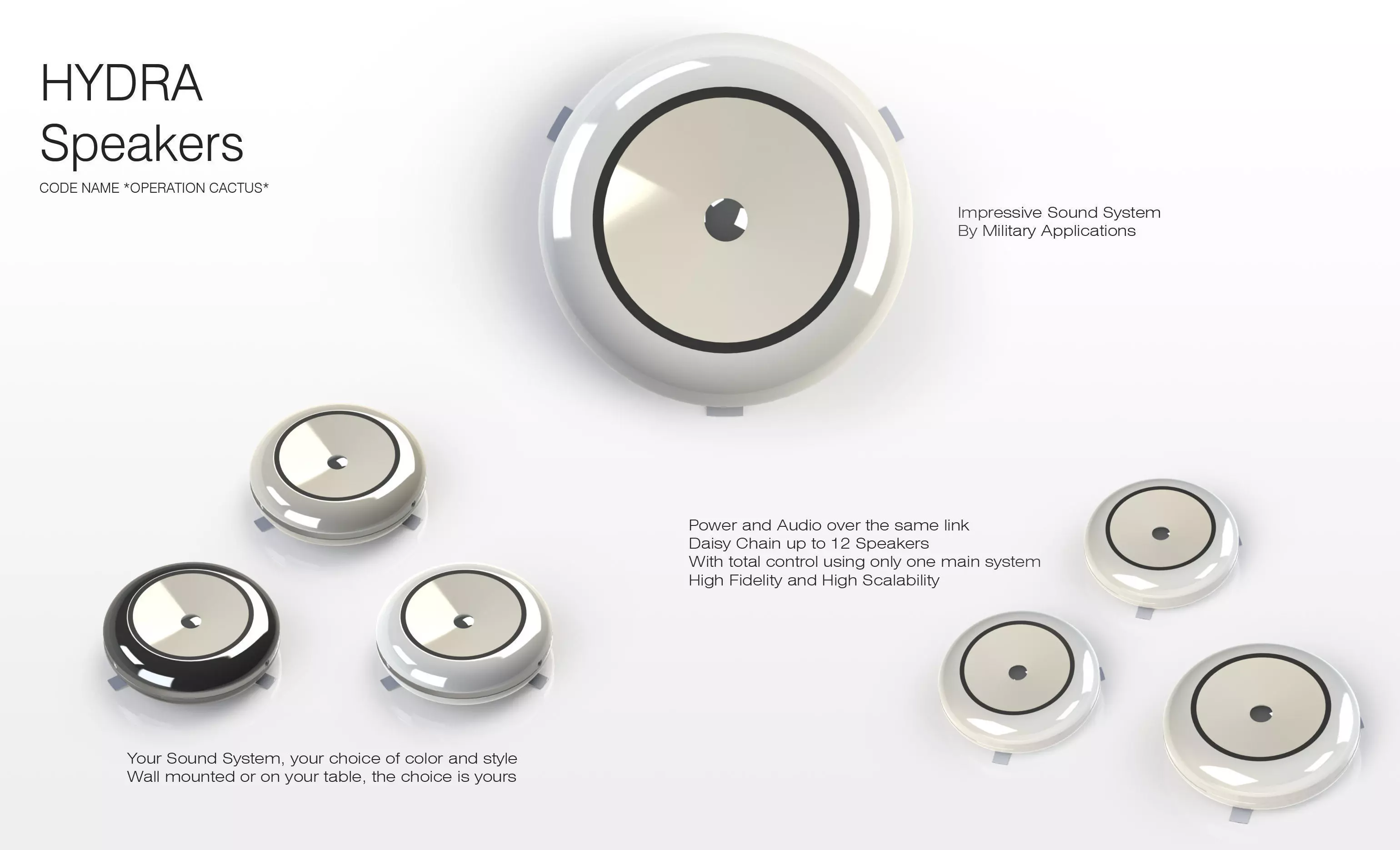 HYDRA Speakers Free 3D model