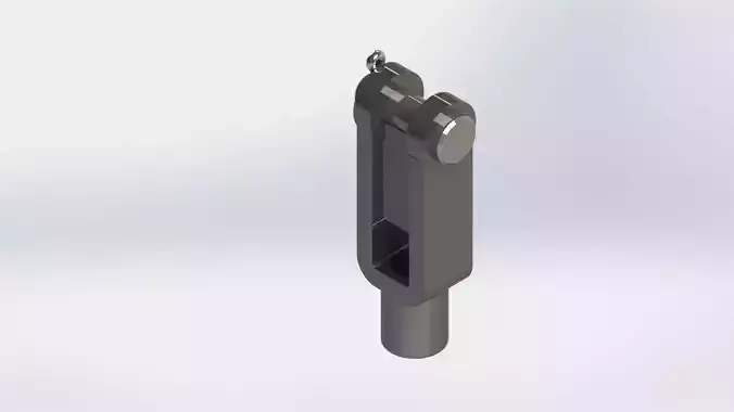 Yolk End with Pin and Cotter Pin