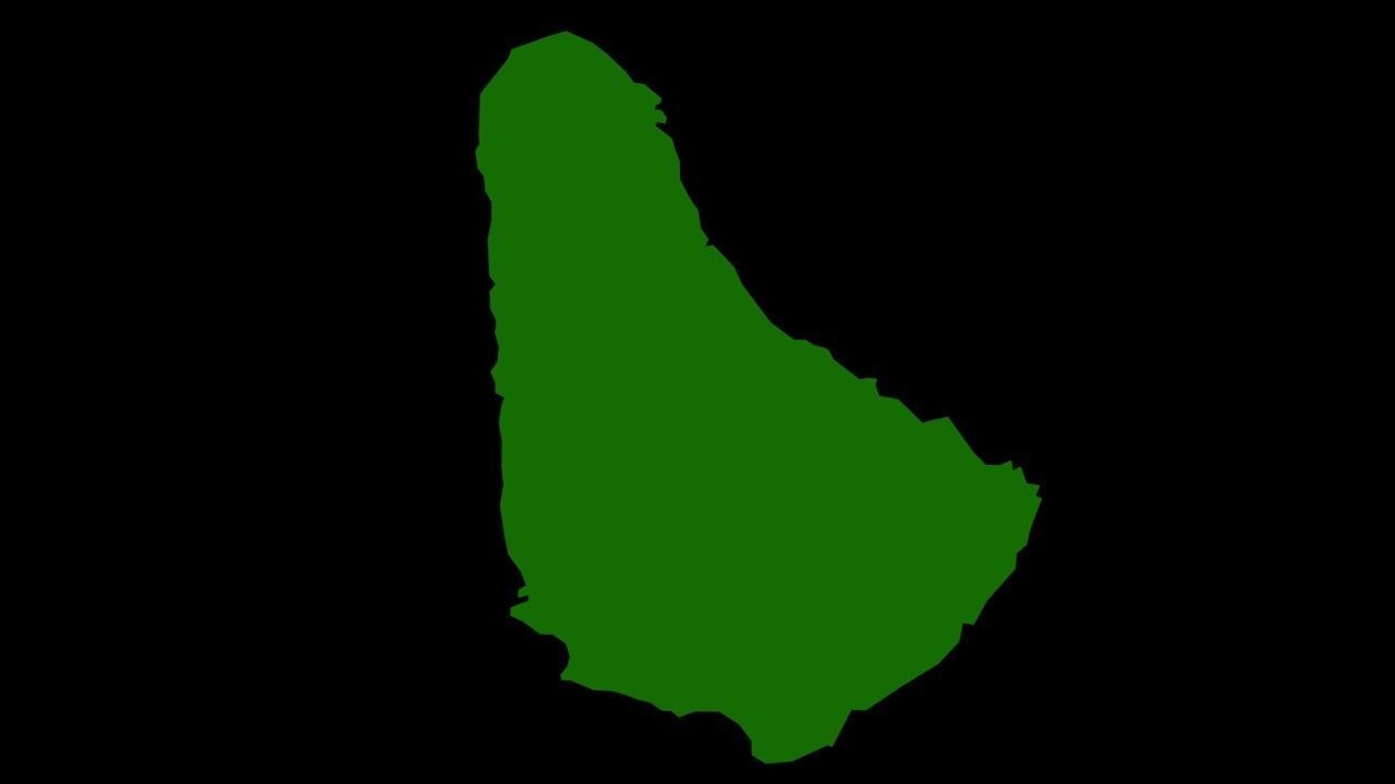 Barbados Road Network and Streets 3D model_7