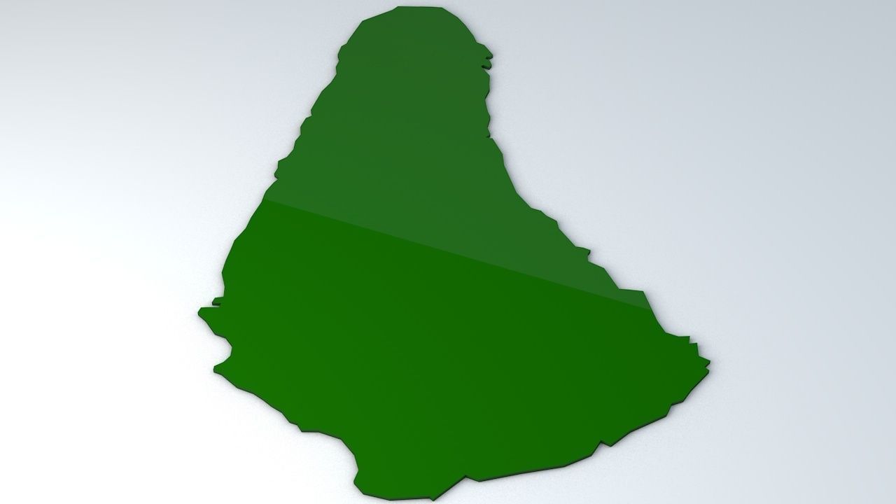 Barbados Road Network and Streets 3D model_6