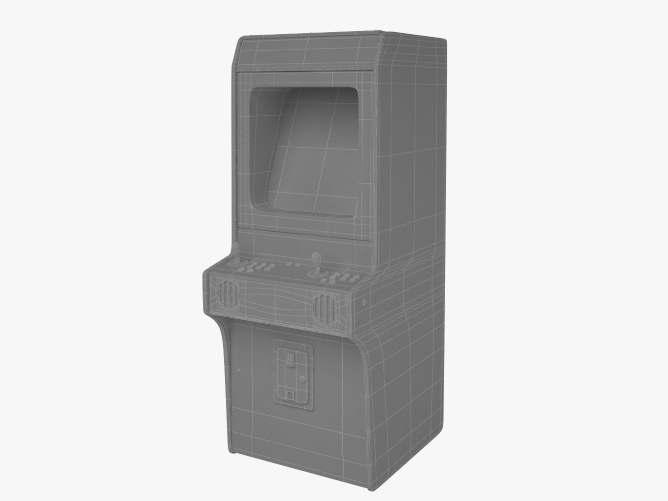 Arcade Machine 3D model_8