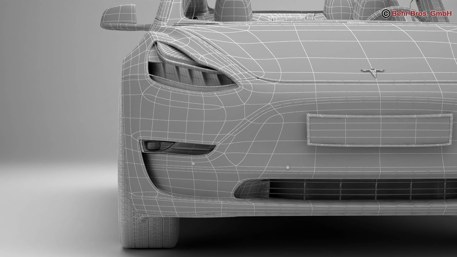 Tesla Model 3 2018 3D model_21