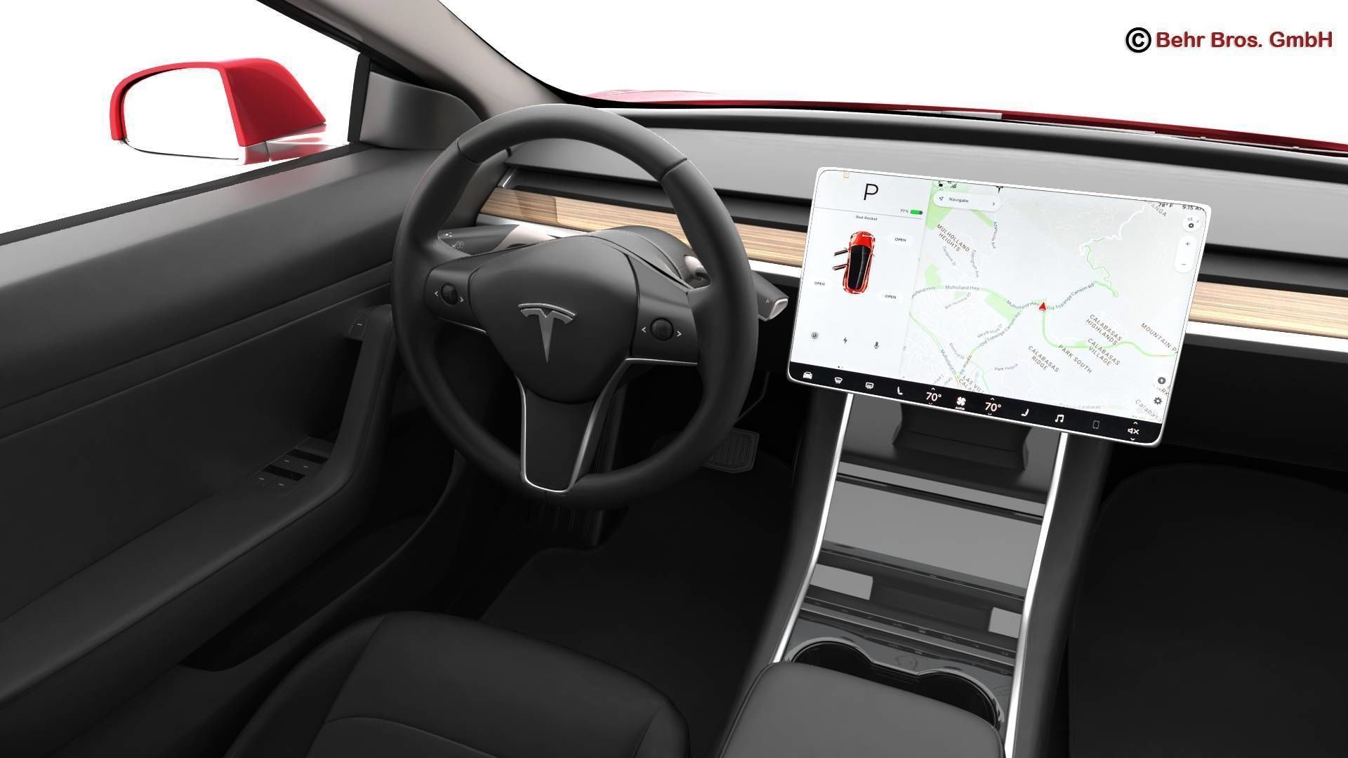 Tesla Model 3 2018 3D model_14