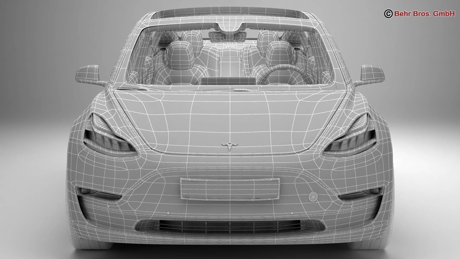Tesla Model 3 2018 3D model_20