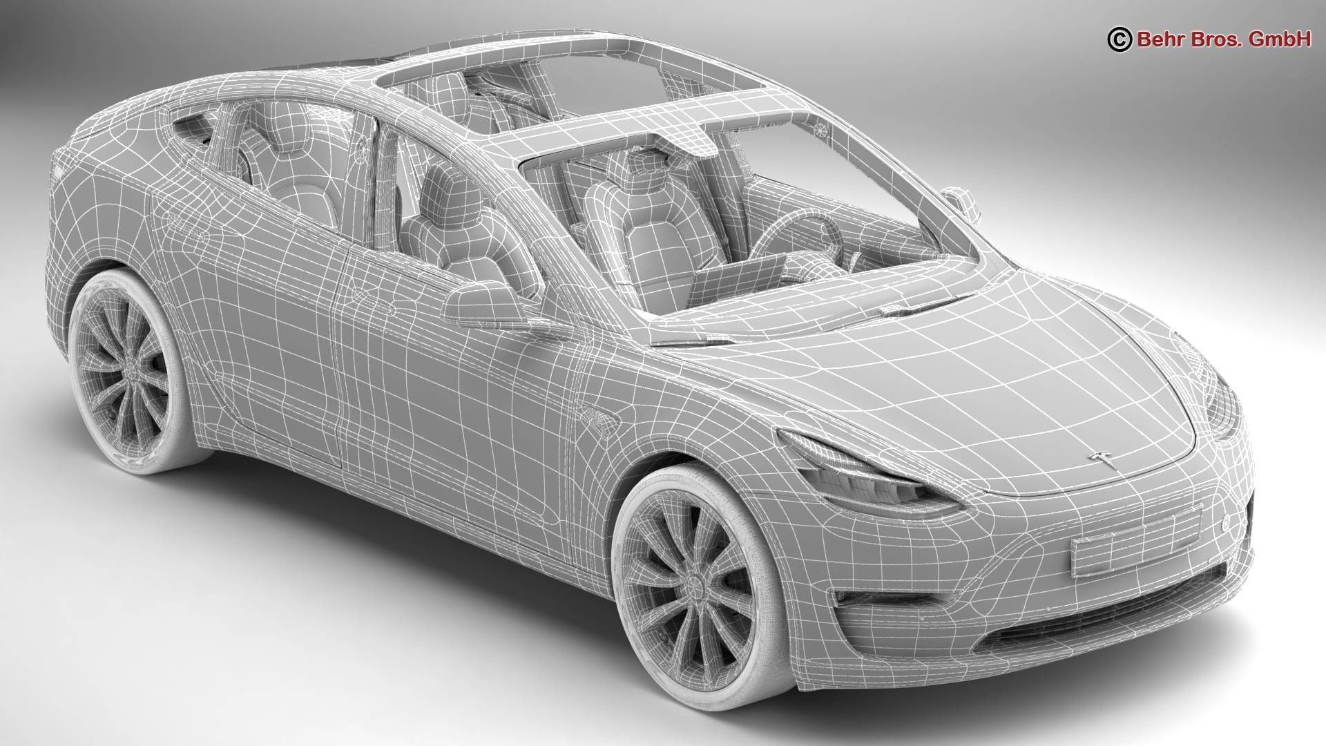 Tesla Model 3 2018 3D model_15