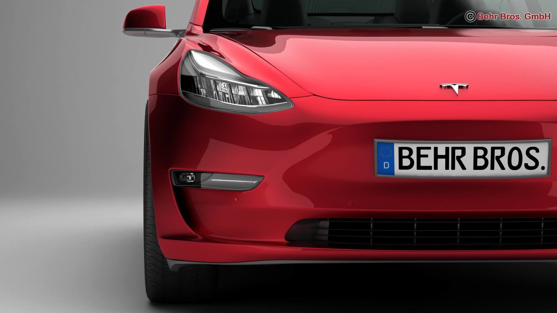 Tesla Model 3 2018 3D model_7