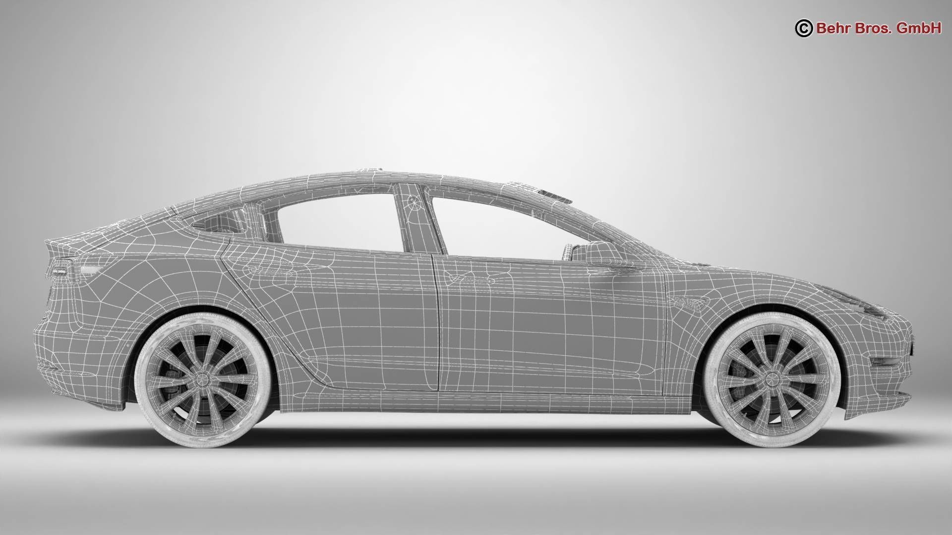 Tesla Model 3 2018 3D model_22