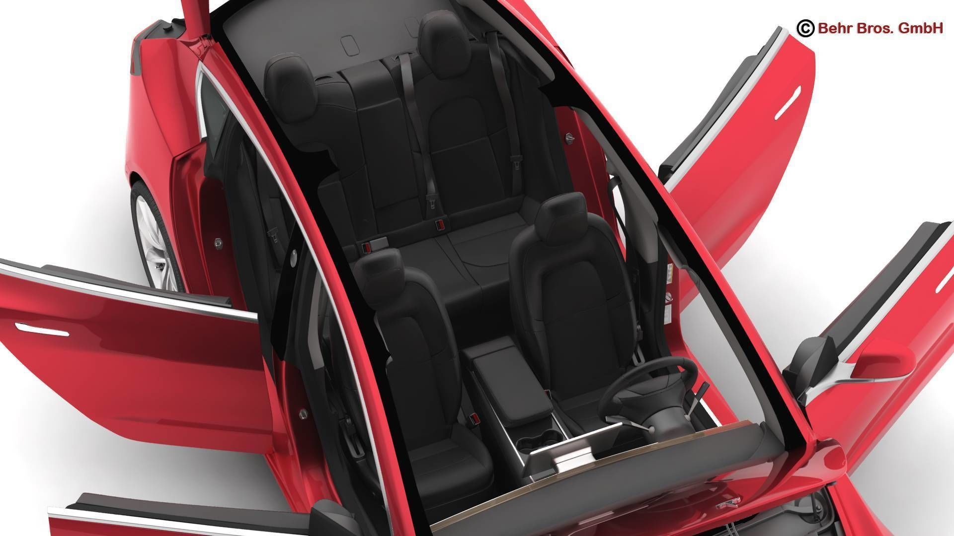 Tesla Model 3 2018 3D model_11