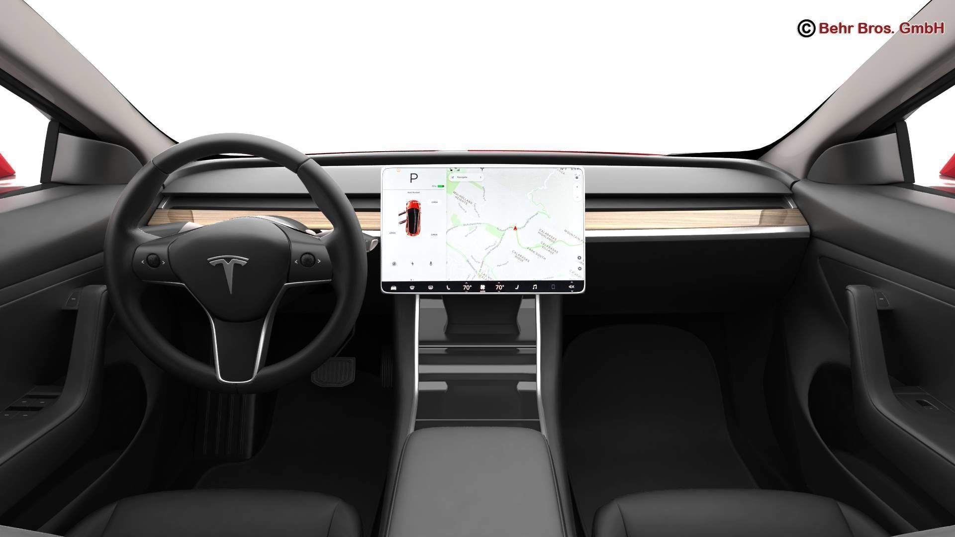 Tesla Model 3 2018 3D model_13