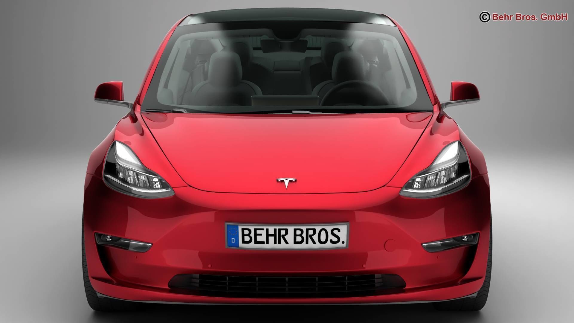 Tesla Model 3 2018 3D model_6