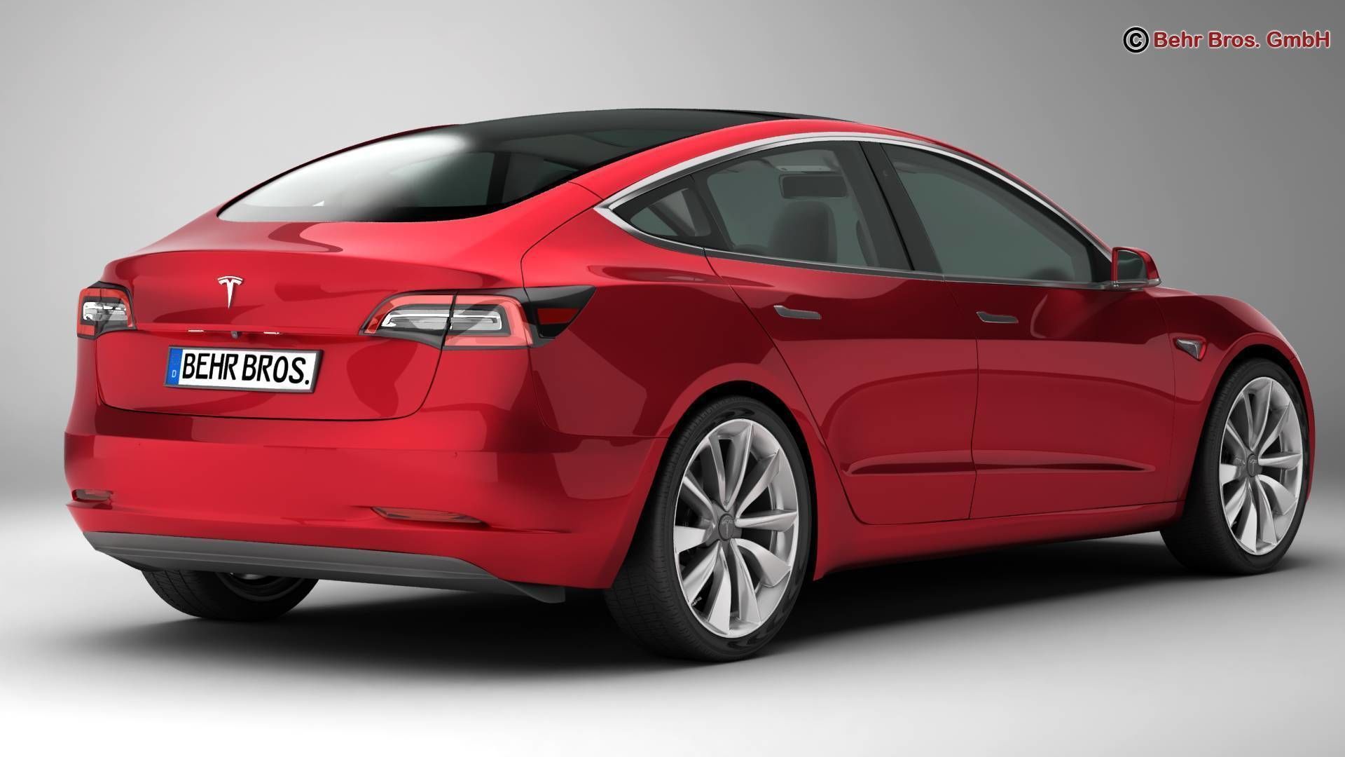 Tesla Model 3 2018 3D model_3