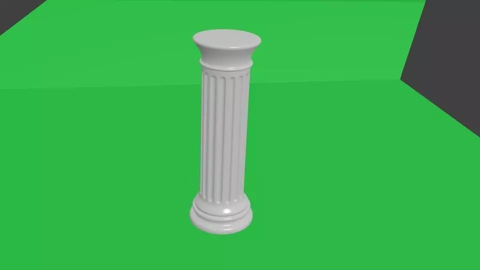 Column set 3D model Free 3D model