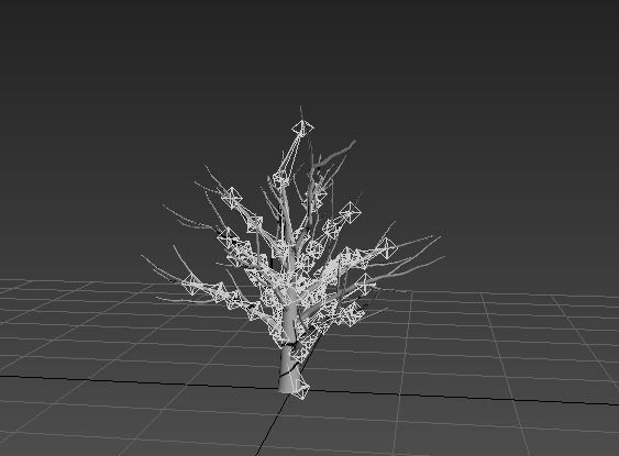 Tree Turnk Rigged Free 3D model_7