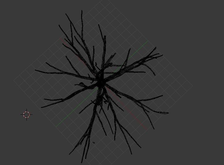 Tree Turnk Rigged Free 3D model_4