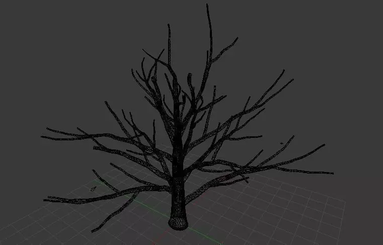 Tree Turnk Rigged Free 3D model_0