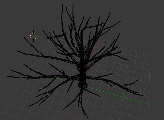 Tree Turnk Rigged Free 3D model_5