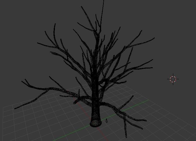 Tree Turnk Rigged Free 3D model_1