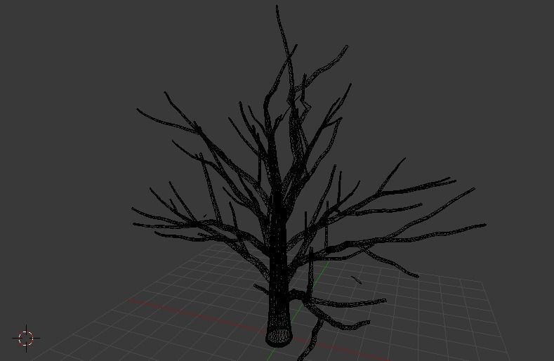 Tree Turnk Rigged Free 3D model_3