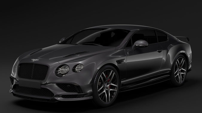 Bentley Continental Supersport 2018 3D model