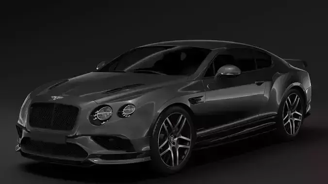 Bentley Continental Supersport 2018 3D model