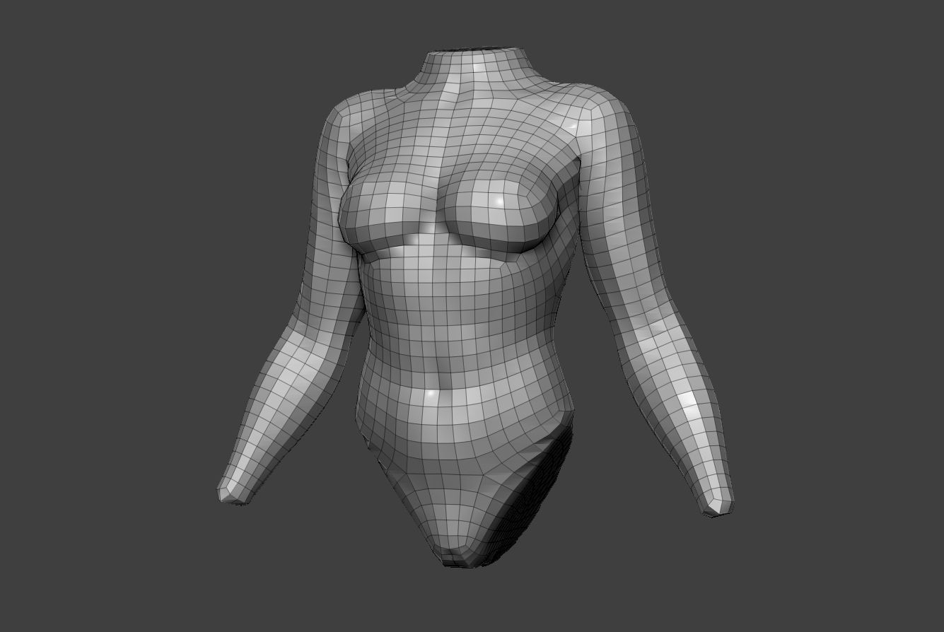 Female Torso 13 3D model_11