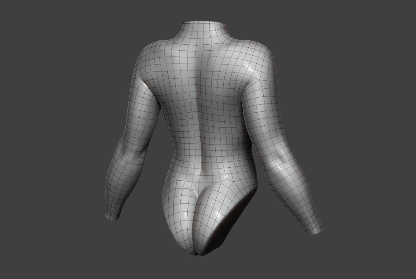 Female Torso 13 3D model_10