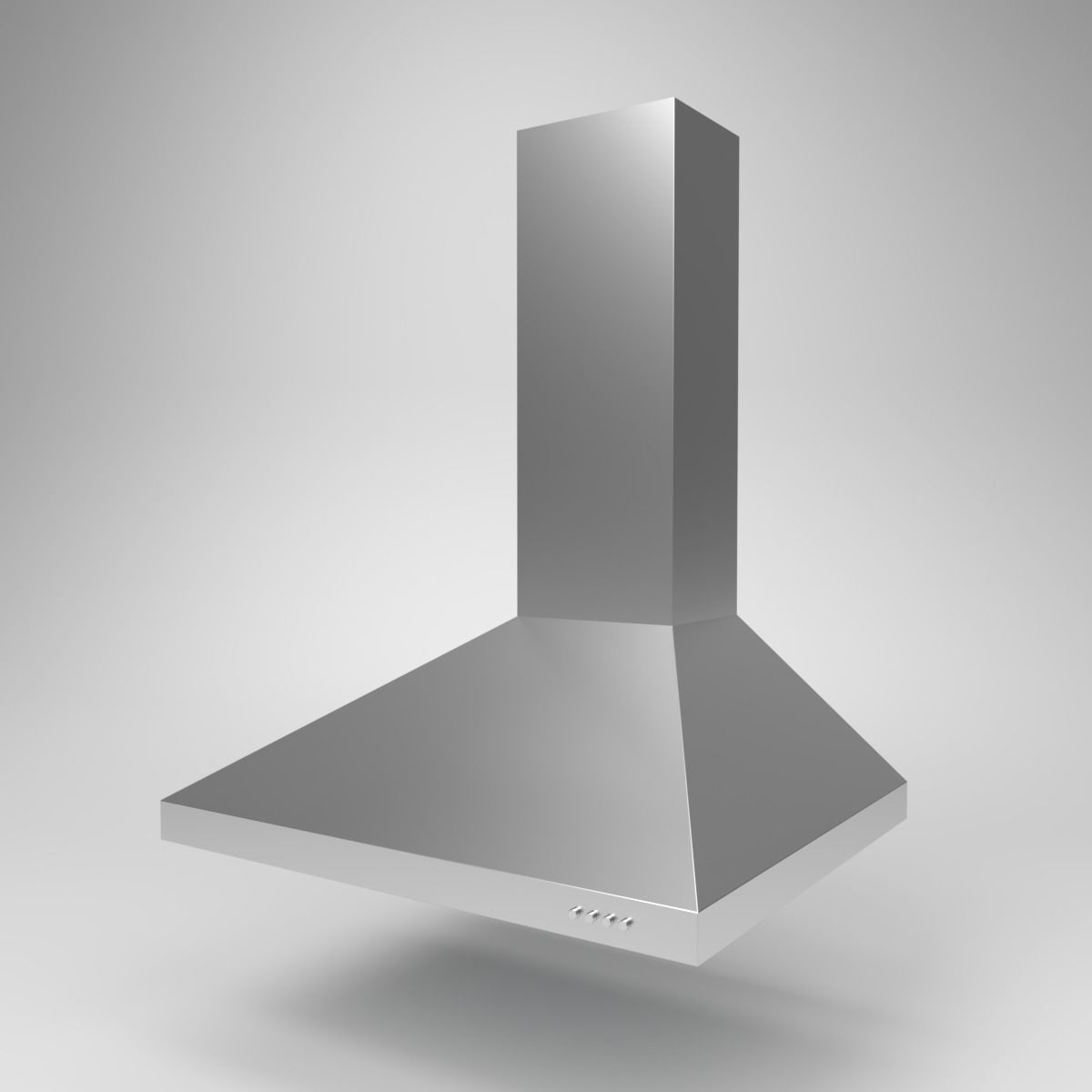 CATA Extractor Hood V-600 inox Blender Cycles 3D model_2