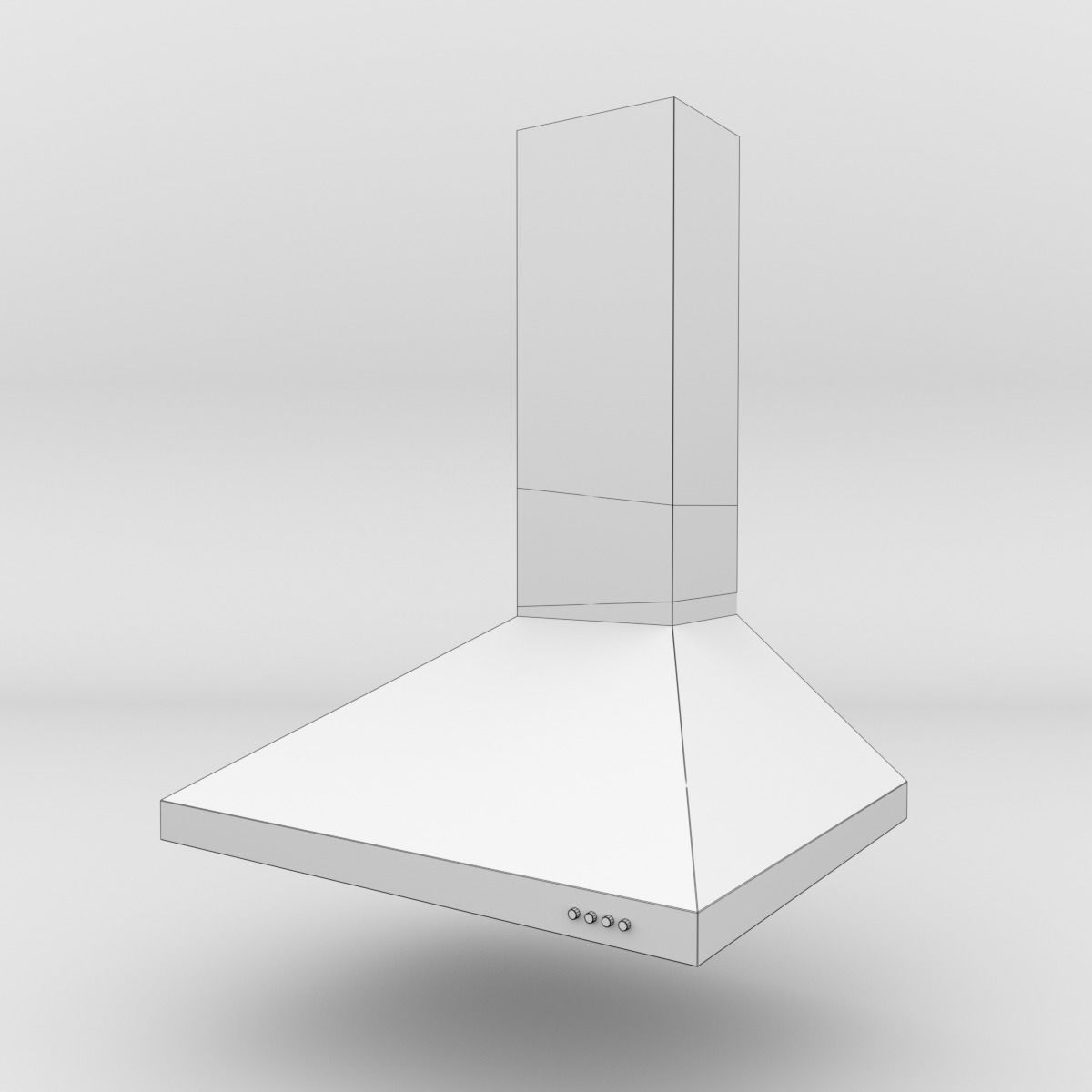 CATA Extractor Hood V-600 inox Blender Cycles 3D model_5